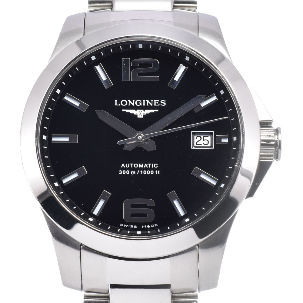 LONGINES Conquest L3.676.4.56.6 Date black Dial Automatic Men's
 Watch A#149350