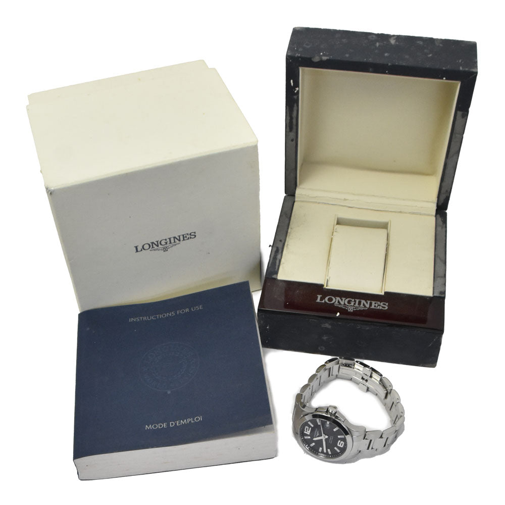 LONGINES Conquest L3.676.4.56.6 Date black Dial Automatic Men's
 Watch A#149350