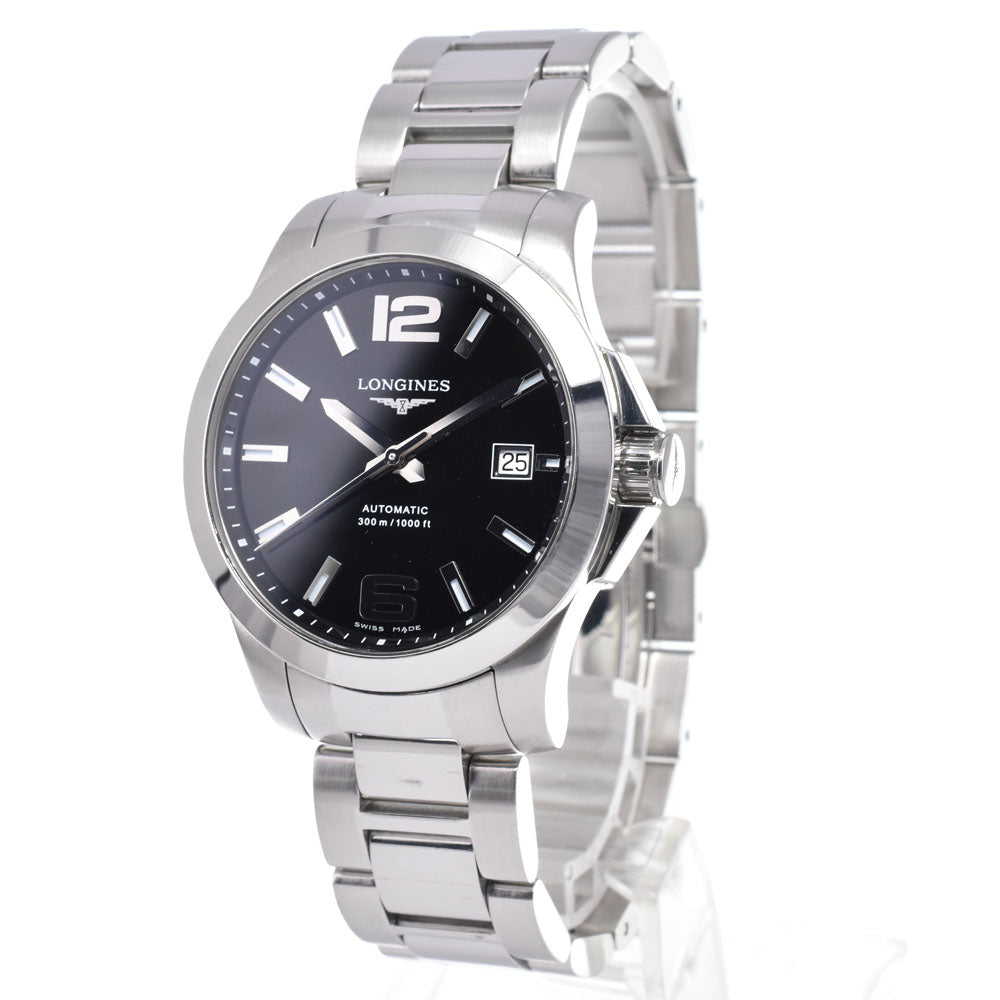 LONGINES Conquest L3.676.4.56.6 Date black Dial Automatic Men's
 Watch A#149350