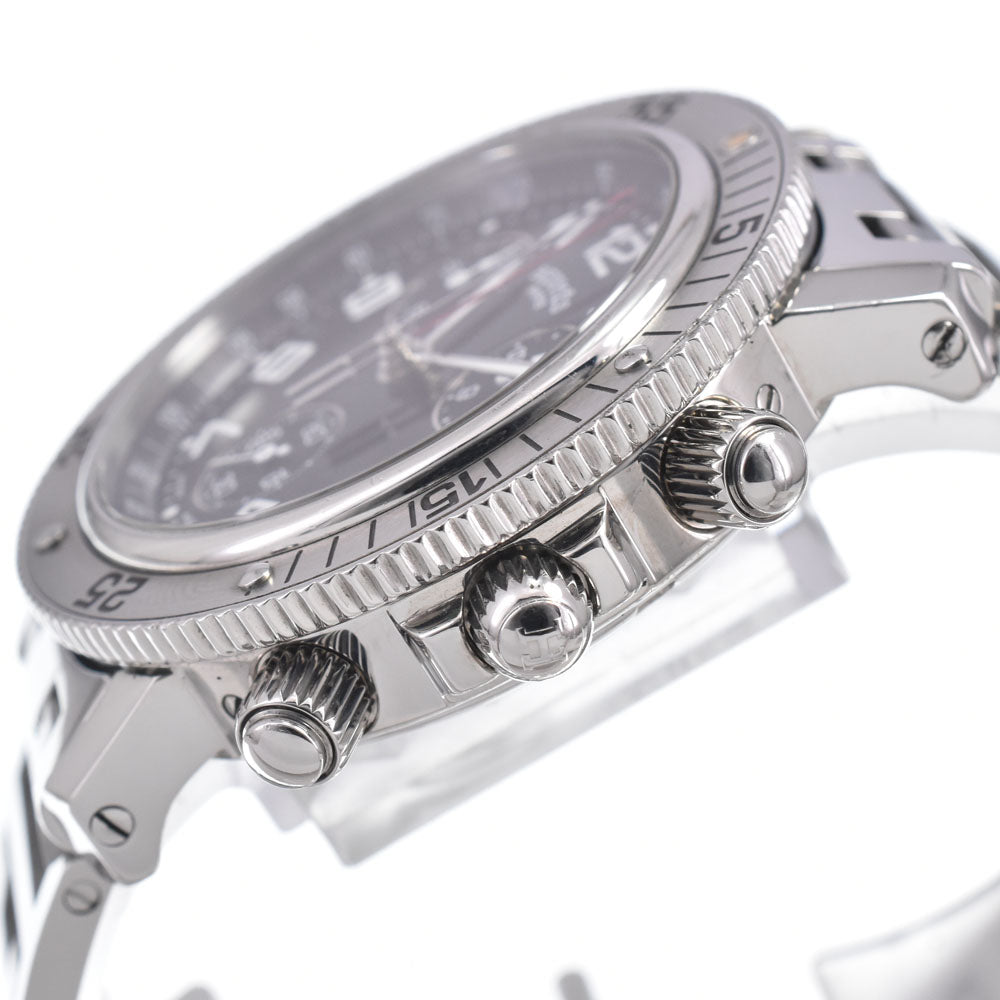 with paper HERMES Clipper diver CL2.910 Chronograph Date black Dial Quartz Men's
 Watch A#149352