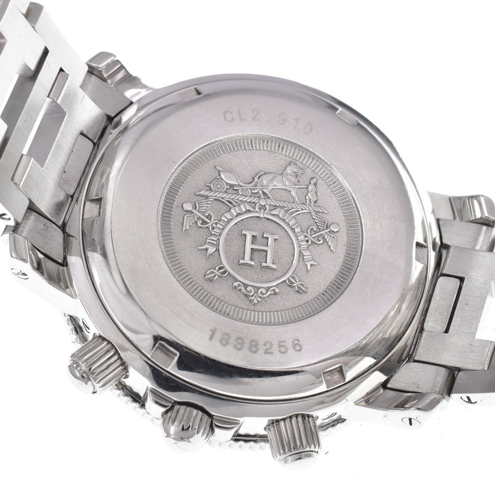 with paper HERMES Clipper diver CL2.910 Chronograph Date black Dial Quartz Men's
 Watch A#149352
