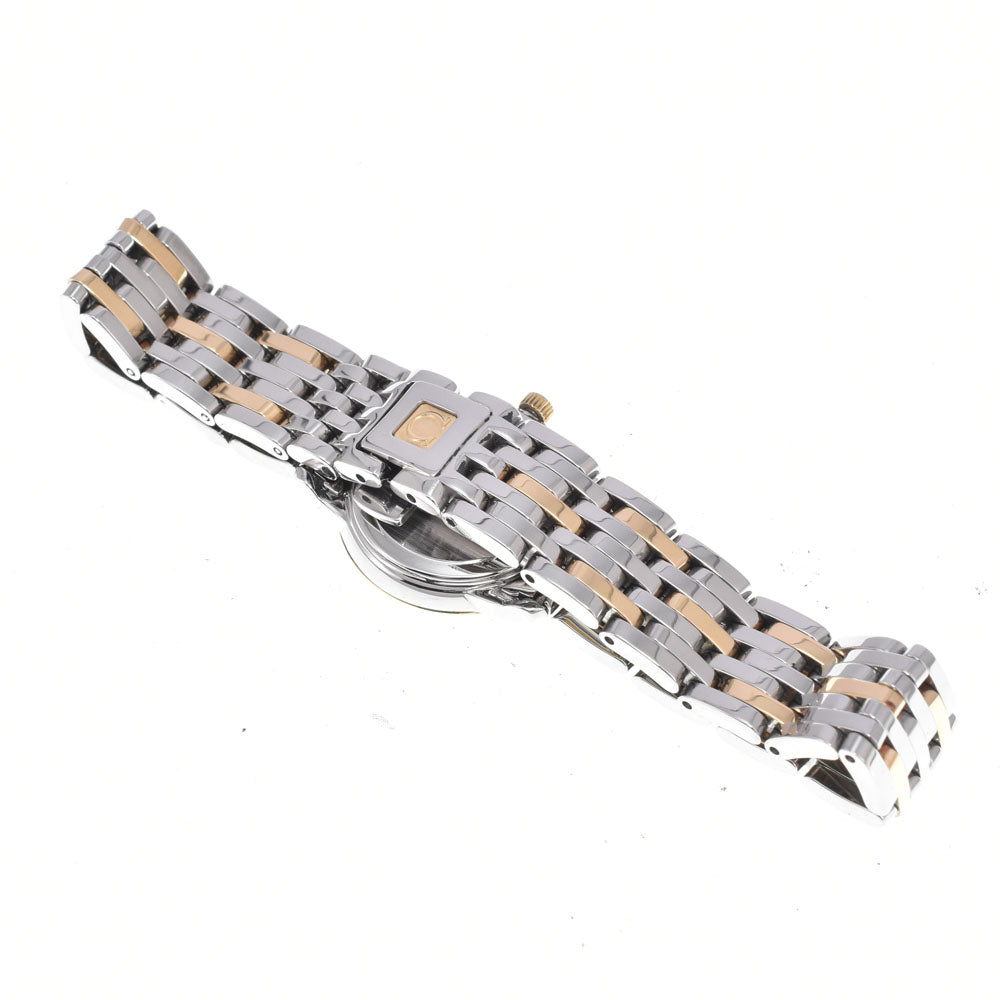 with paper OMEGA De Ville Prestige 4375.71 Bezel Diamond White shell Dial Quartz Ladies
 Watch R#149359