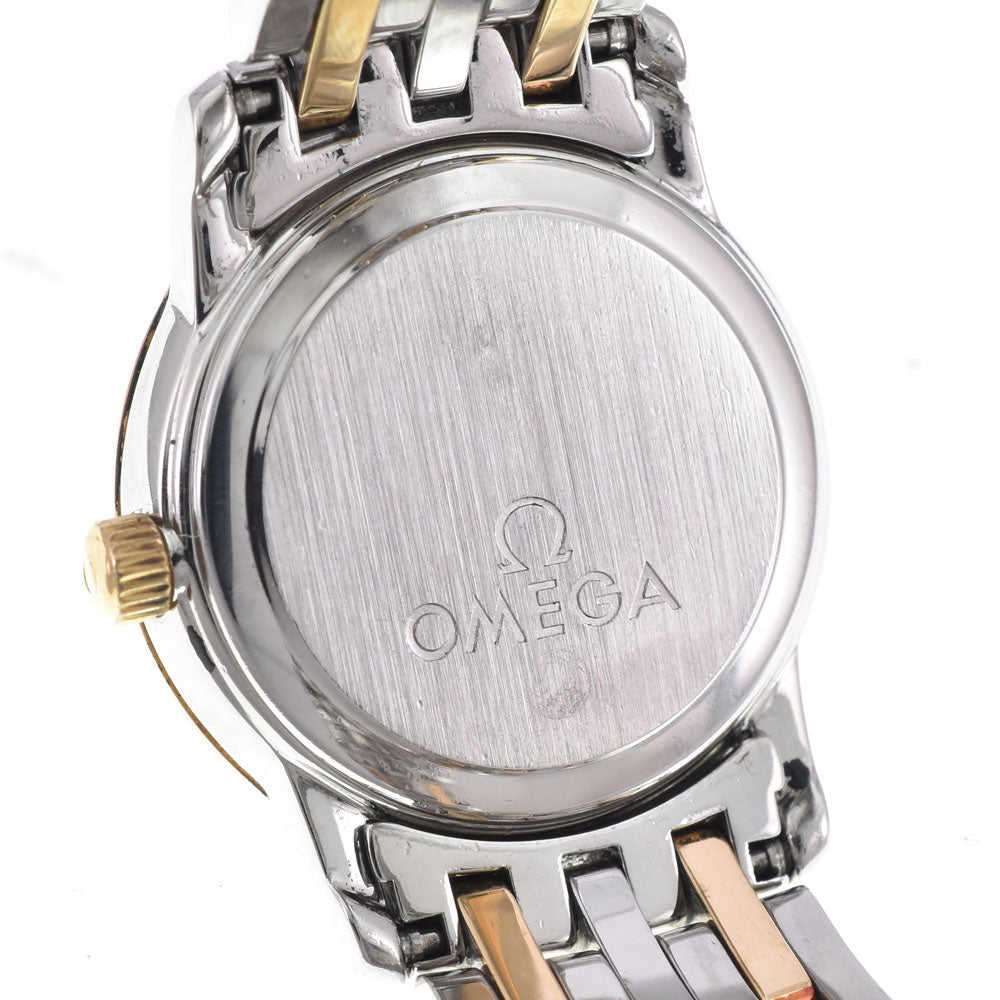with paper OMEGA De Ville Prestige 4375.71 Bezel Diamond White shell Dial Quartz Ladies
 Watch R#149359