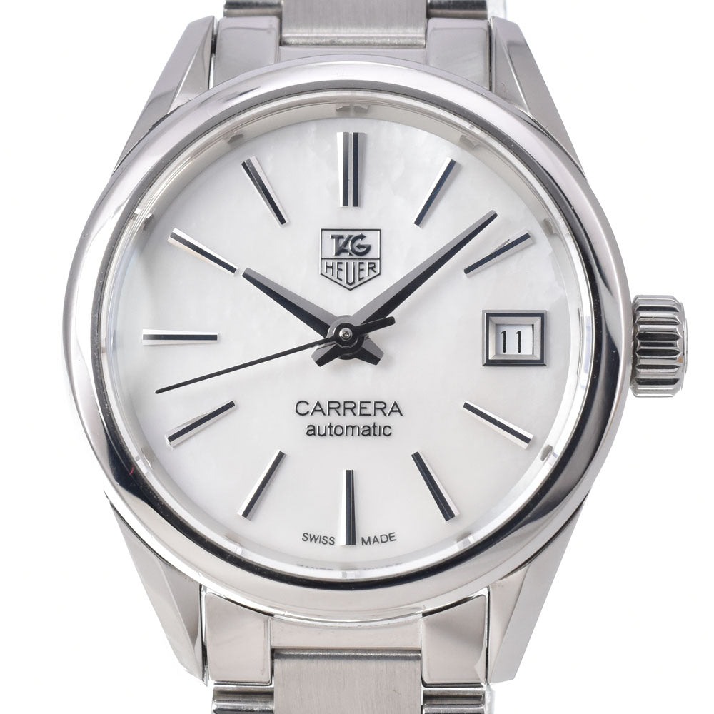 with paper TAG HEUER Carrera WAR2411.BA0776 White shell Dial Automatic Ladies
 Watch R#149361