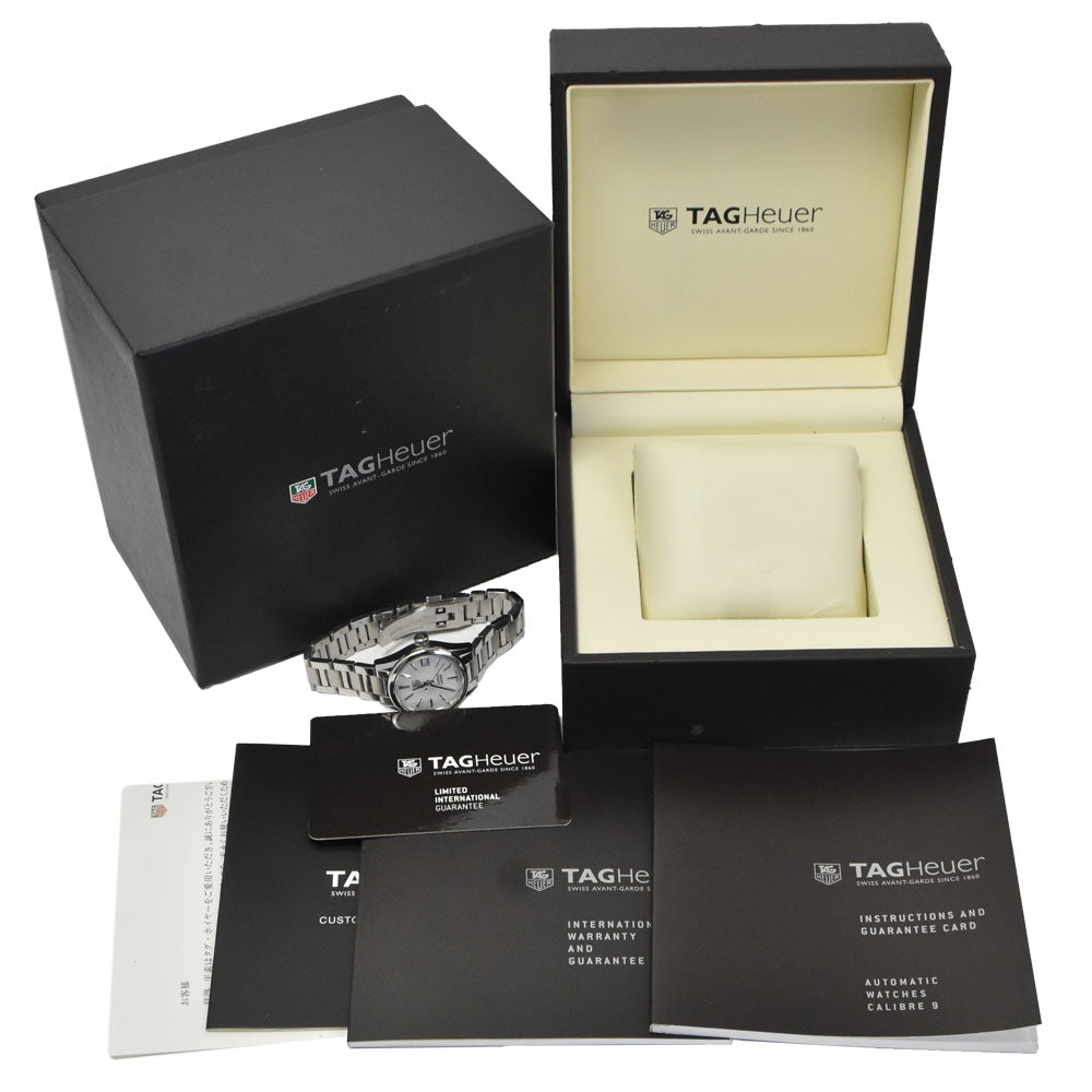 with paper TAG HEUER Carrera WAR2411.BA0776 White shell Dial Automatic Ladies
 Watch R#149361