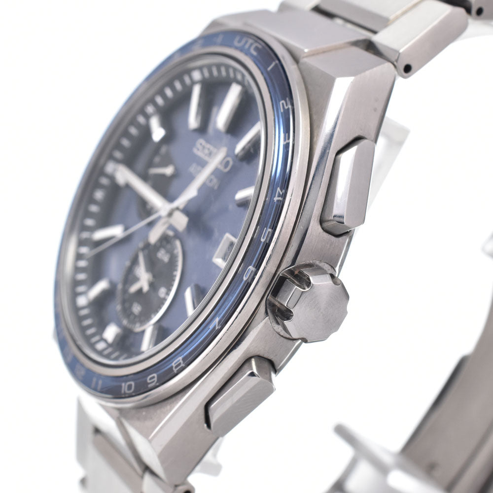 with paper SEIKO Astron Nexter SBXY057/8B63-0BF0 Silver Dial Radio Sync Solar Men's
 Watch A#149364