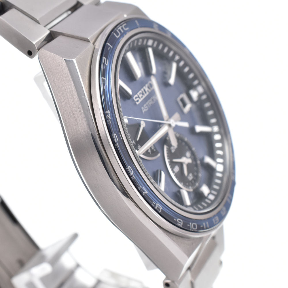 with paper SEIKO Astron Nexter SBXY057/8B63-0BF0 Silver Dial Radio Sync Solar Men's
 Watch A#149364