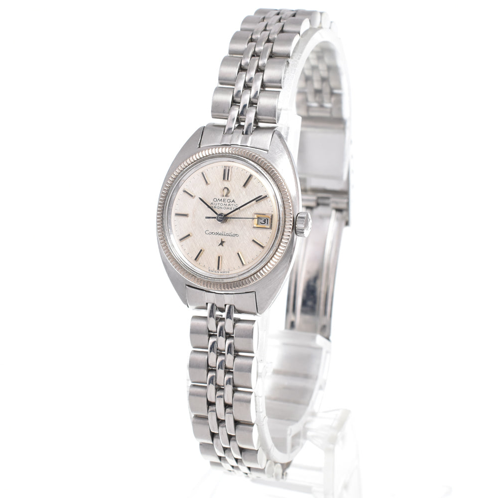 OMEGA Constellation 568.001 vintage Date Cal.682 Silver Dial Automatic Ladies
 Watch B#149366