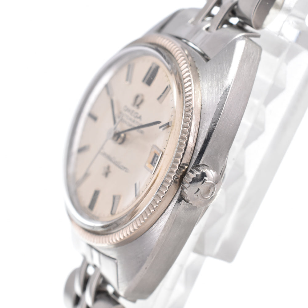 OMEGA Constellation 568.001 vintage Date Cal.682 Silver Dial Automatic Ladies
 Watch B#149366