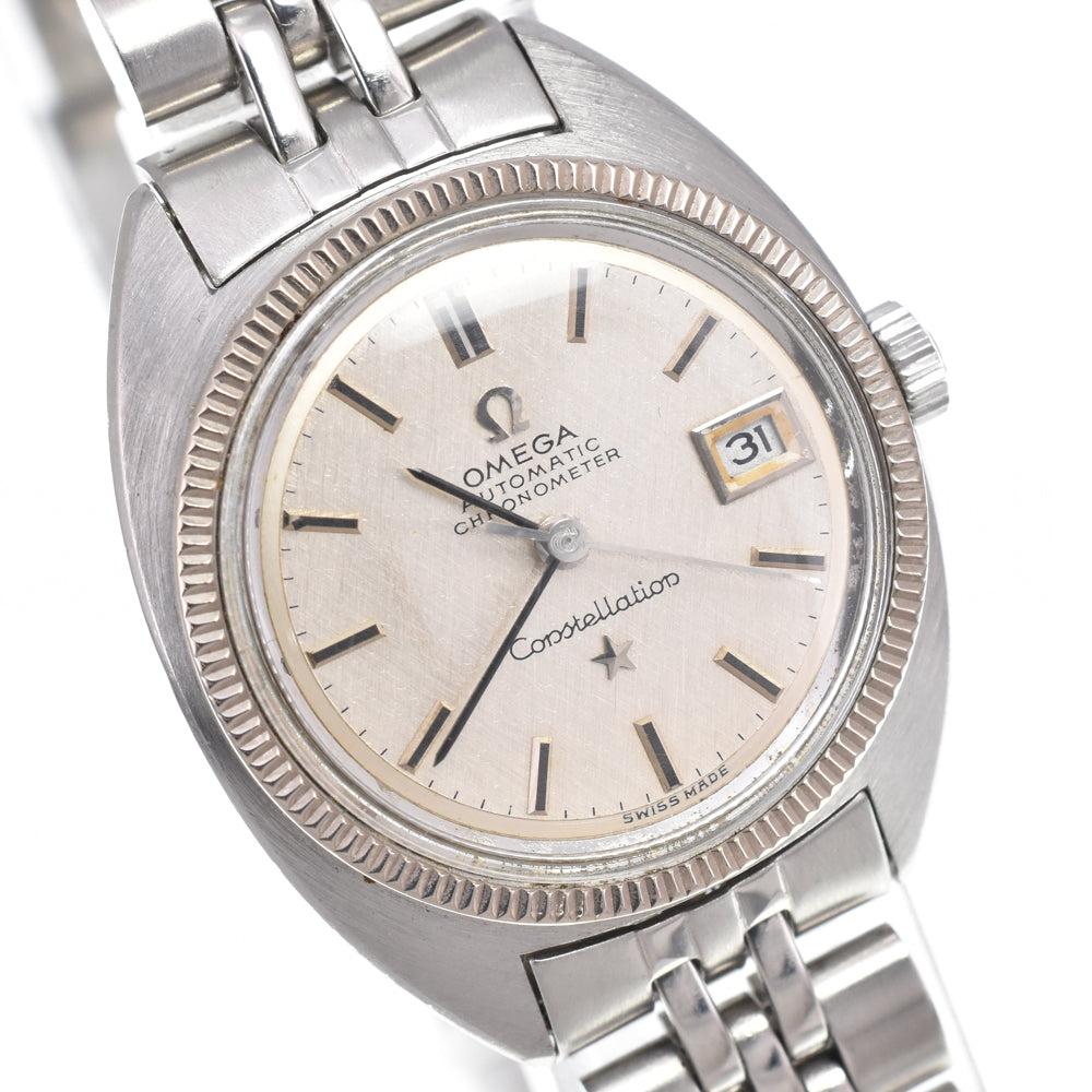 OMEGA Constellation 568.001 vintage Date Cal.682 Silver Dial Automatic Ladies
 Watch B#149366