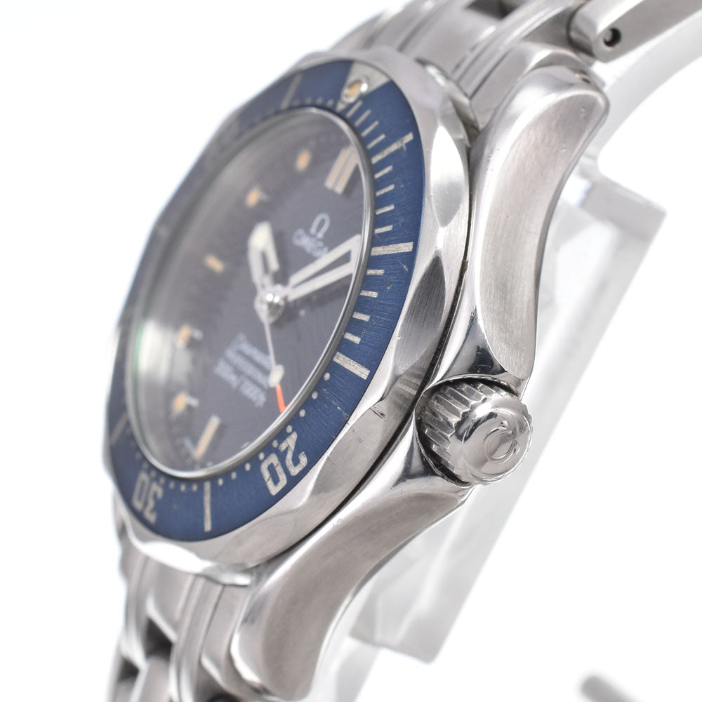 with paper OMEGA Seamaster 300M 2583.80 Date blue Dial Quartz Ladies
 Watch A#149370