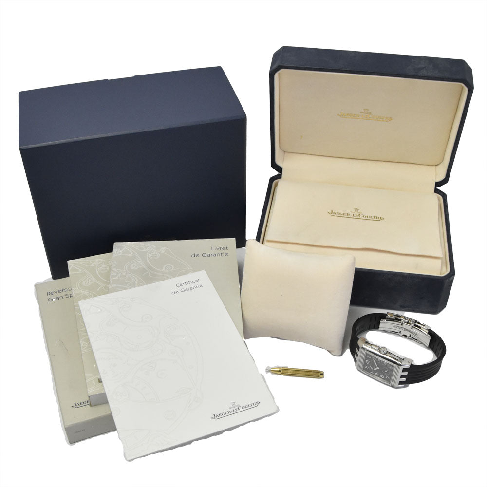 with paper JAEGER-LECOULTRE Reverso Grandsport Duo Q2948601/295.8.51 Black White Dial Hand Winding Men's
 Watch A#149371