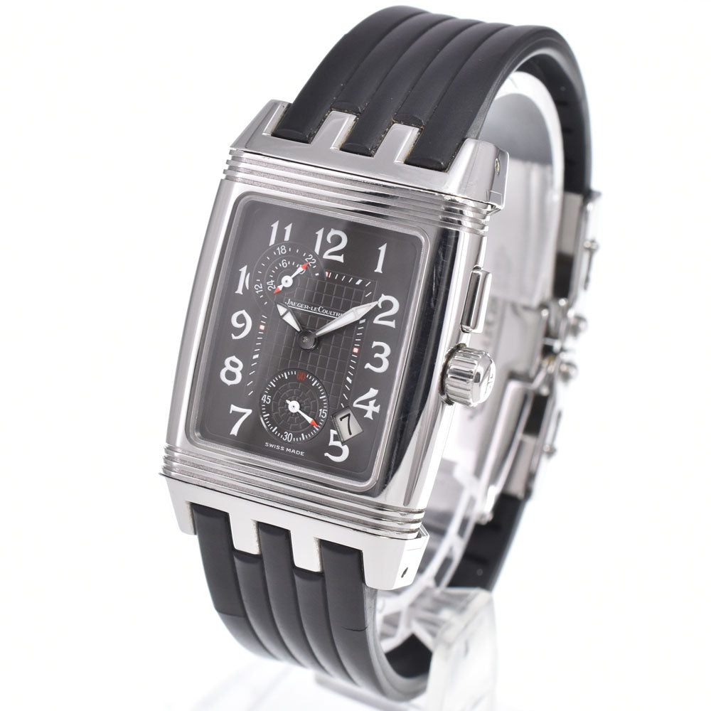 with paper JAEGER-LECOULTRE Reverso Grandsport Duo Q2948601/295.8.51 Black White Dial Hand Winding Men's
 Watch A#149371