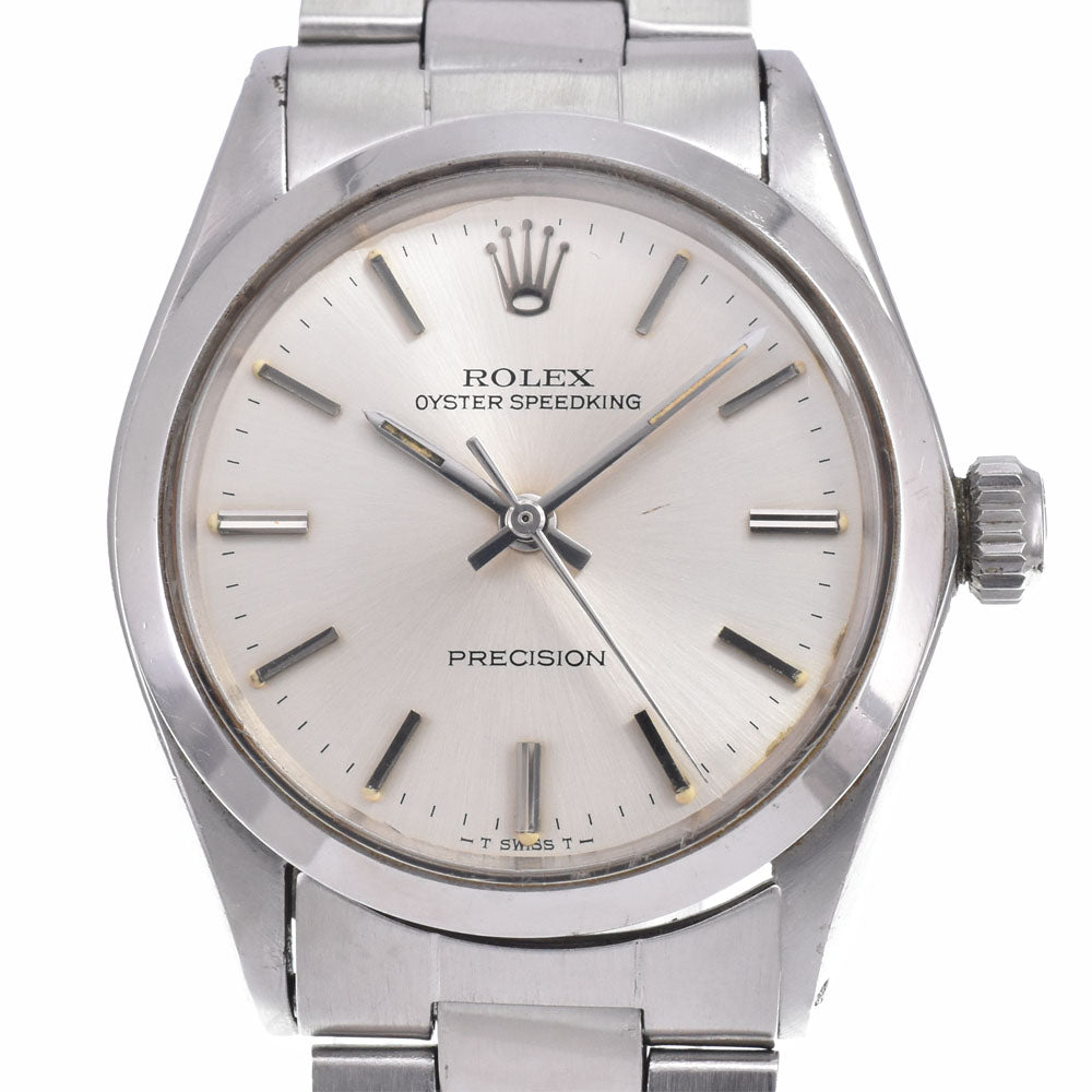 ROLEX Oyster Speed King 6430 vintage Cal.1225 Silver Dial Hand Winding Boy's
 Watch R#149372