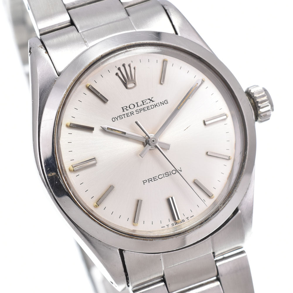 ROLEX Oyster Speed King 6430 vintage Cal.1225 Silver Dial Hand Winding Boy's
 Watch R#149372