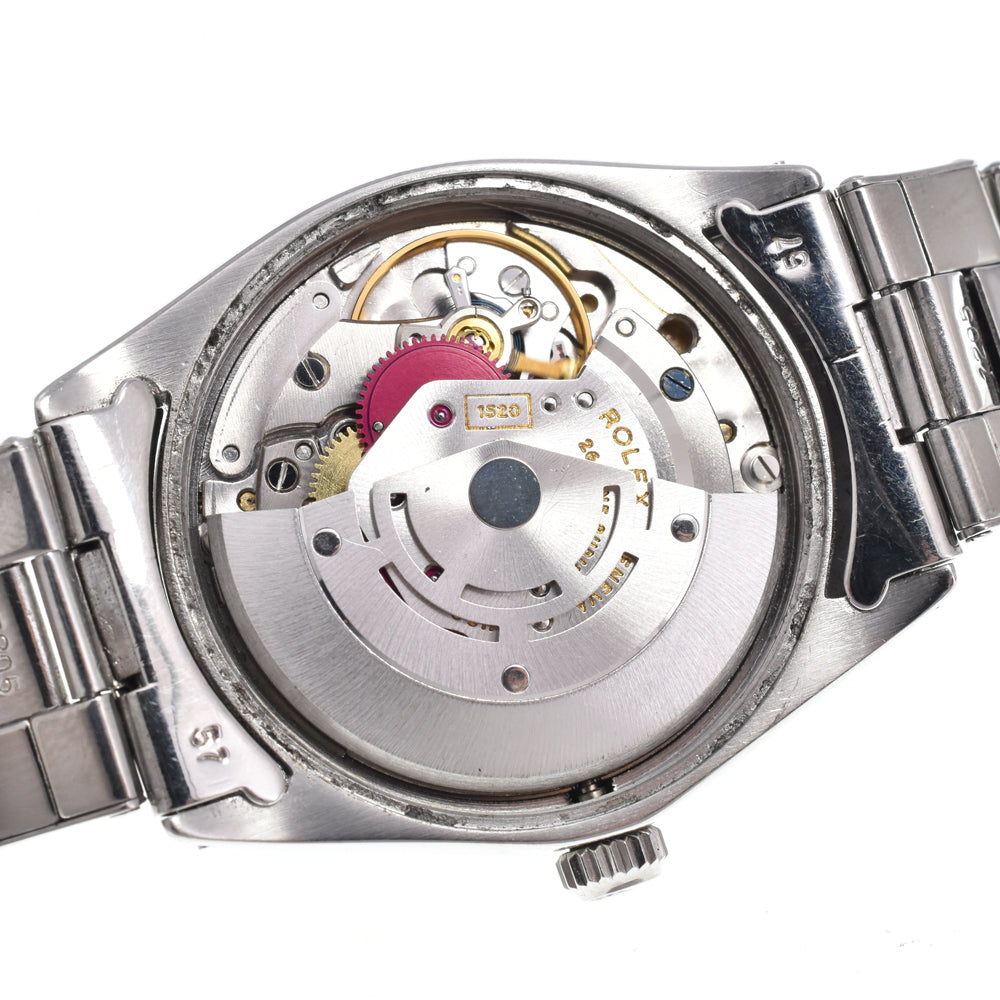 with paper ROLEX Oyster Perpetual Air King 5500 vintage Cal.1520 Silver Dial Automatic Men's
 Watch B#149373