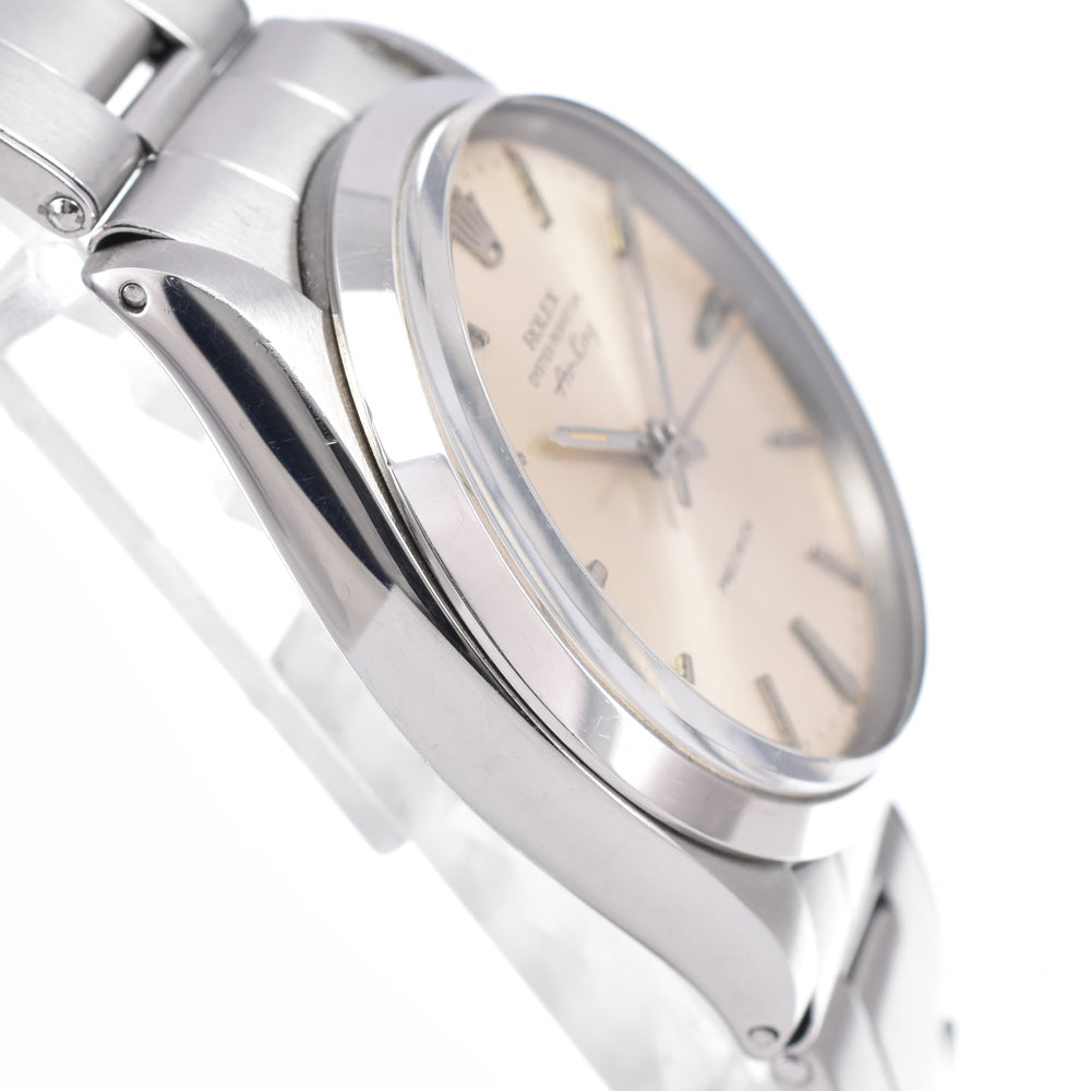 with paper ROLEX Oyster Perpetual Air King 5500 vintage Cal.1520 Silver Dial Automatic Men's
 Watch B#149373