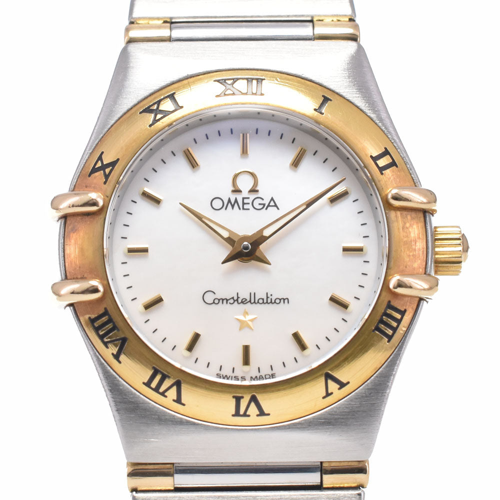 OMEGA Constellation Mini 1262.70 Stainless Steel/K18YG White shell Dial Quartz Ladies
 Watch A#149379