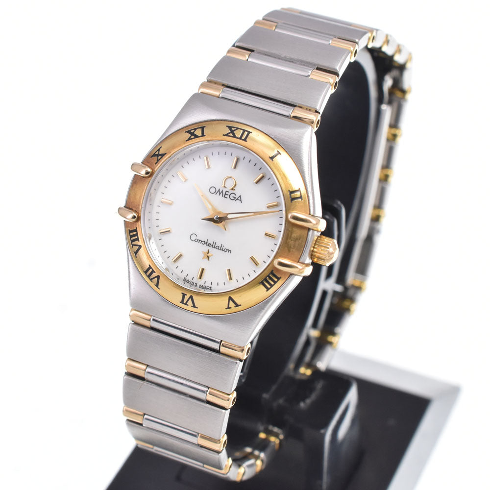 OMEGA Constellation Mini 1262.70 Stainless Steel/K18YG White shell Dial Quartz Ladies
 Watch A#149379