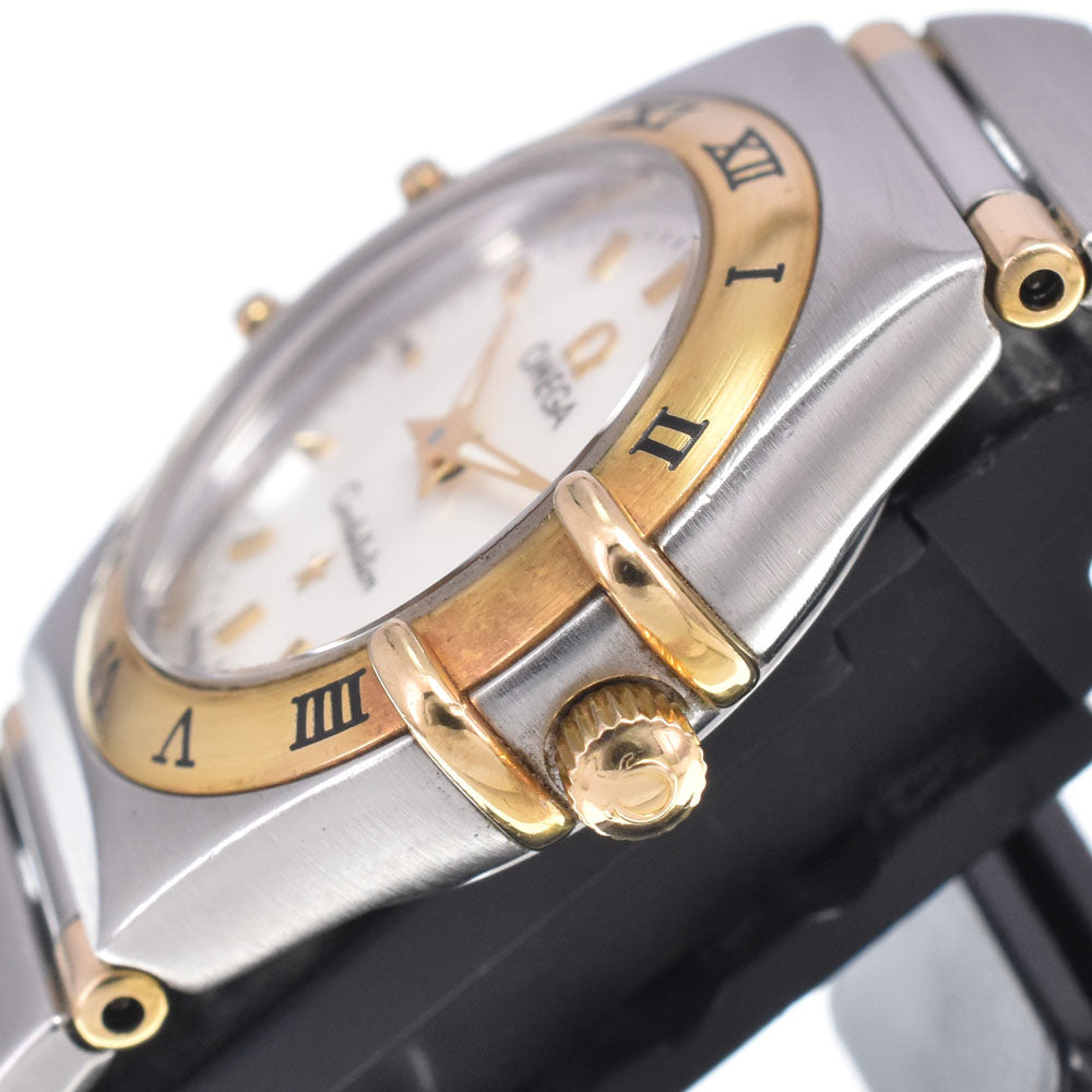 OMEGA Constellation Mini 1262.70 Stainless Steel/K18YG White shell Dial Quartz Ladies
 Watch A#149379