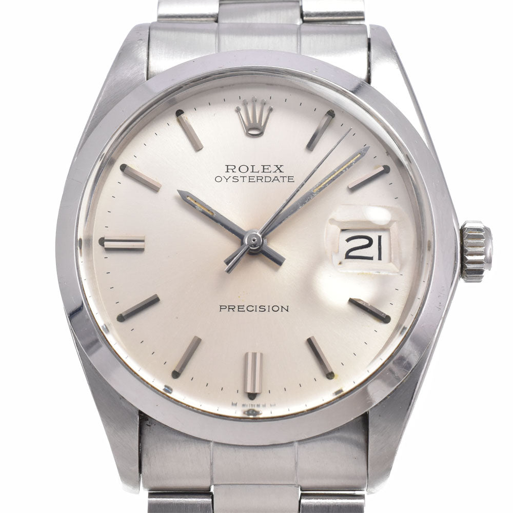 ROLEX Oyster Date Precision 6694 vintage Cal.1225 Silver Dial Hand Winding Men's
 Watch R#149382