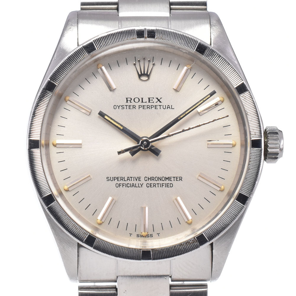 ROLEX Oyster perpetual 1007 Cal.1570 Silver Dial Automatic Men's
 Watch R#149383