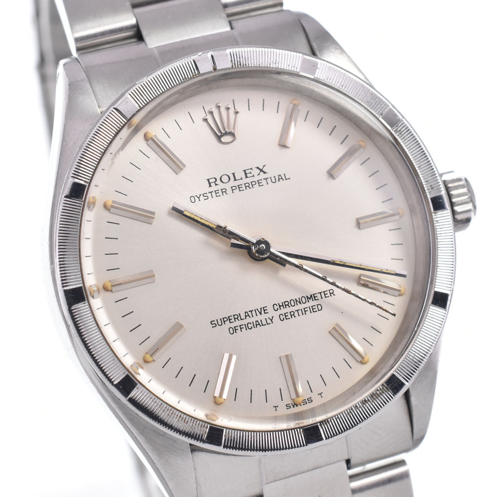 ROLEX Oyster perpetual 1007 Cal.1570 Silver Dial Automatic Men's
 Watch R#149383
