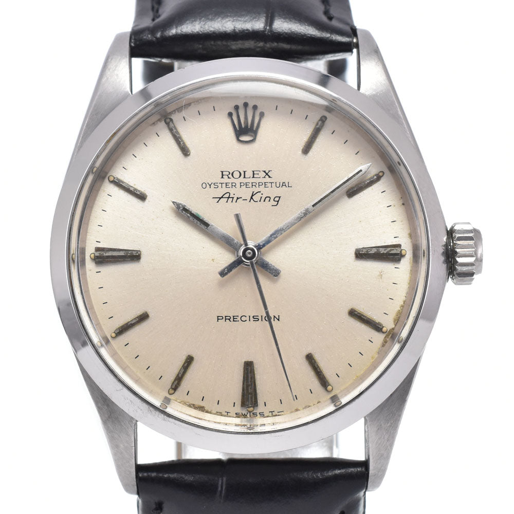 ROLEX Oyster Perpetual Air King 5500 vintage Cal.1520 Silver Dial Automatic Men's
 Watch B#149384