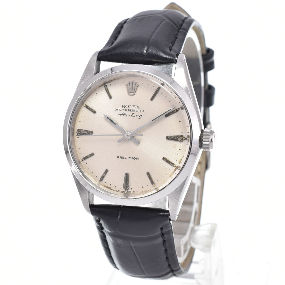 ROLEX Oyster Perpetual Air King 5500 vintage Cal.1520 Silver Dial Automatic Men's
 Watch B#149384