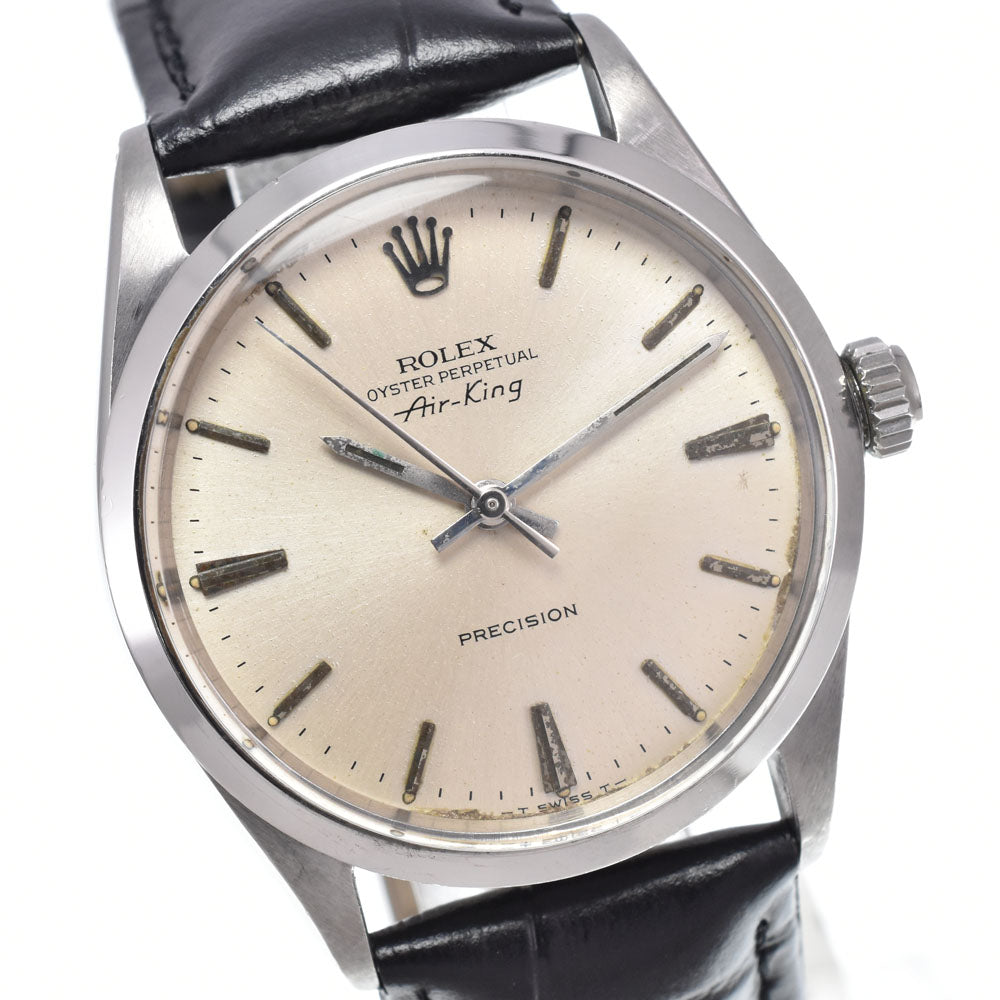 ROLEX Oyster Perpetual Air King 5500 vintage Cal.1520 Silver Dial Automatic Men's
 Watch B#149384