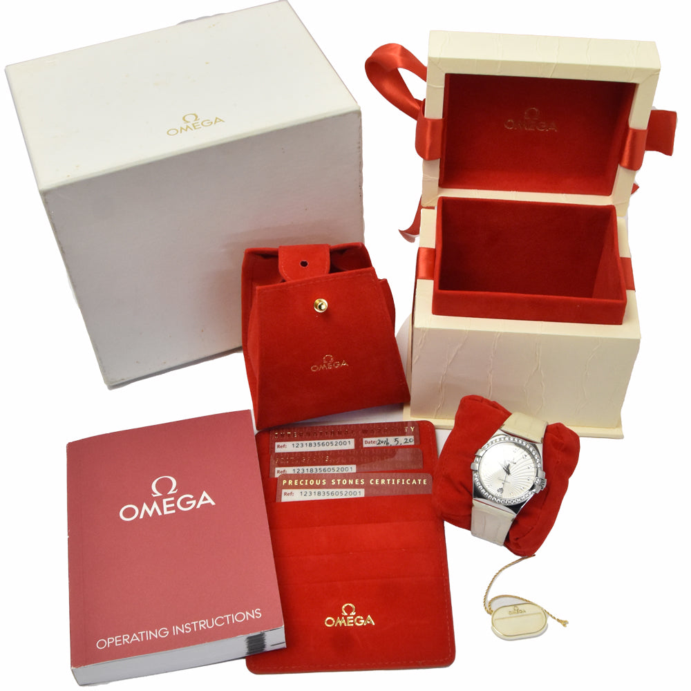 OMEGA Constellation 123.18.35.60.52.001 diamond white Dial Quartz Men's
 Watch R#149388