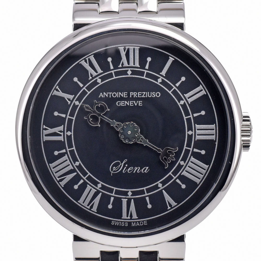 with paper Antoine Preziuso Siena single needle SISSO.0401550/BA Black shell Dial Automatic Men's
 Watch R#149390