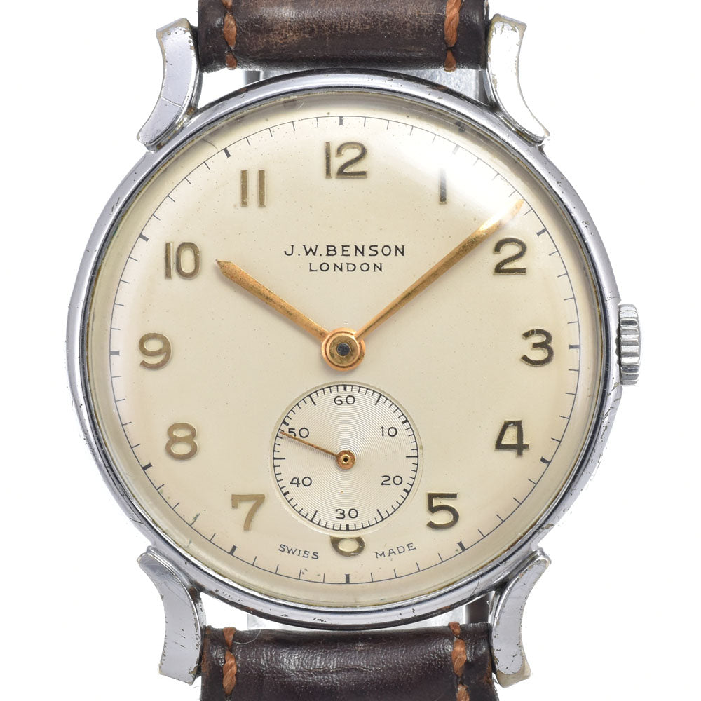 J.W.BENSON Round vintage Ivory Dial Hand Winding Men's
 Watch A#149393