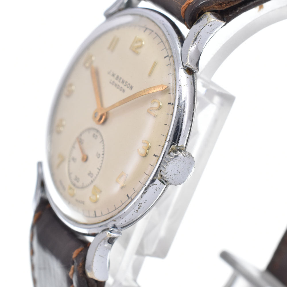 J.W.BENSON Round vintage Ivory Dial Hand Winding Men's
 Watch A#149393