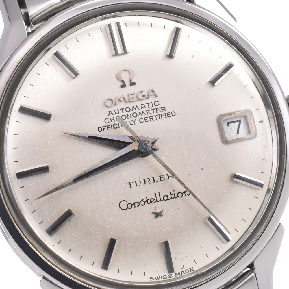 OMEGA Constellation 168.005 vintage Cal.561 Date Silver Dial Automatic Men's
 Watch A#149394