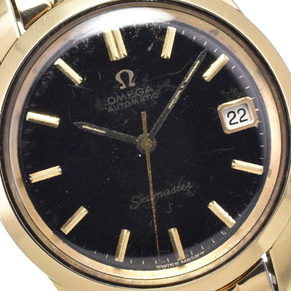 OMEGA Seamaster Ref.166.010 Cal.565 Mirror Dial black Dial Automatic Men's
 Watch R#149395