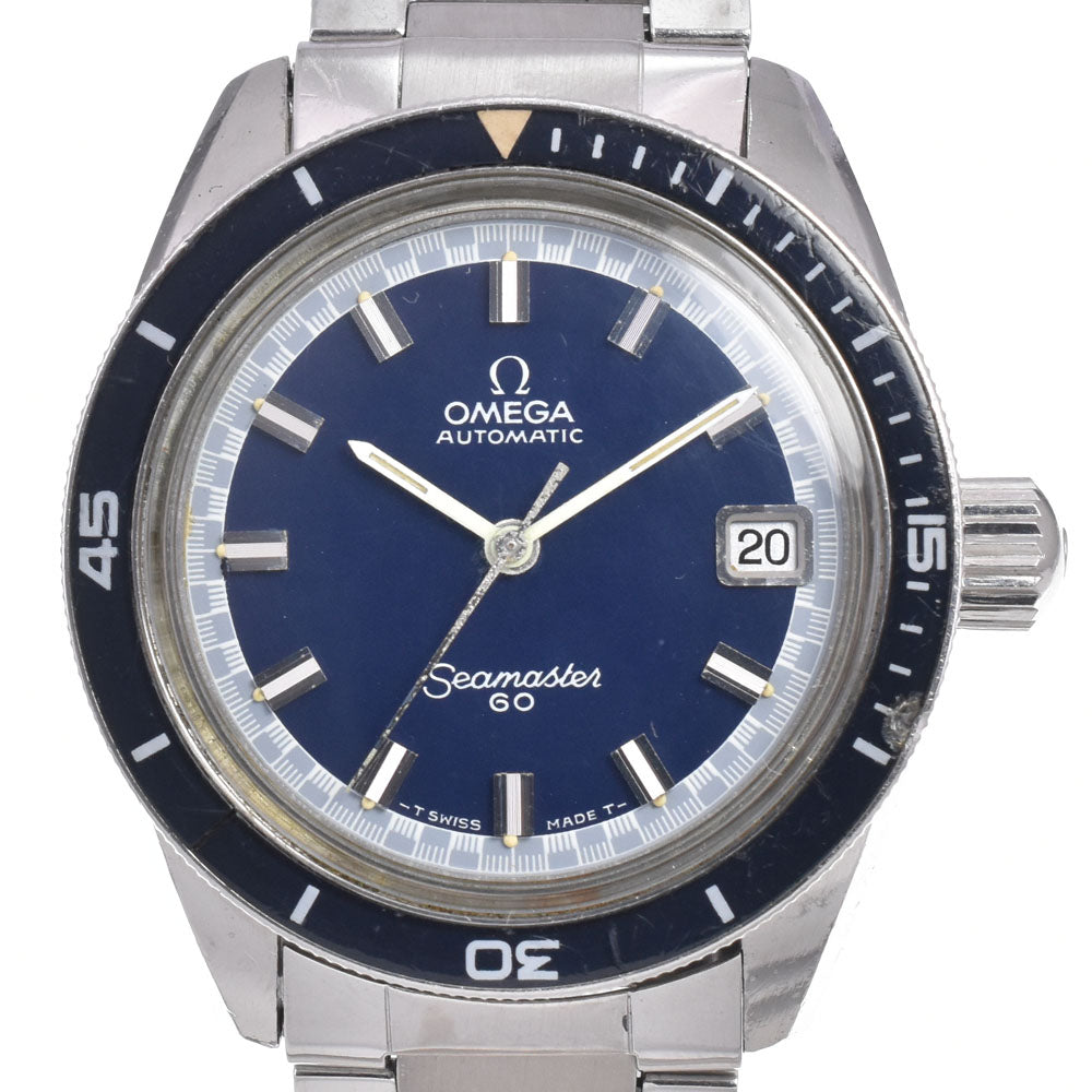 OMEGA Seamaster 60 166.062 vintage Date blue Dial Automatic Men's
 Watch B#149396