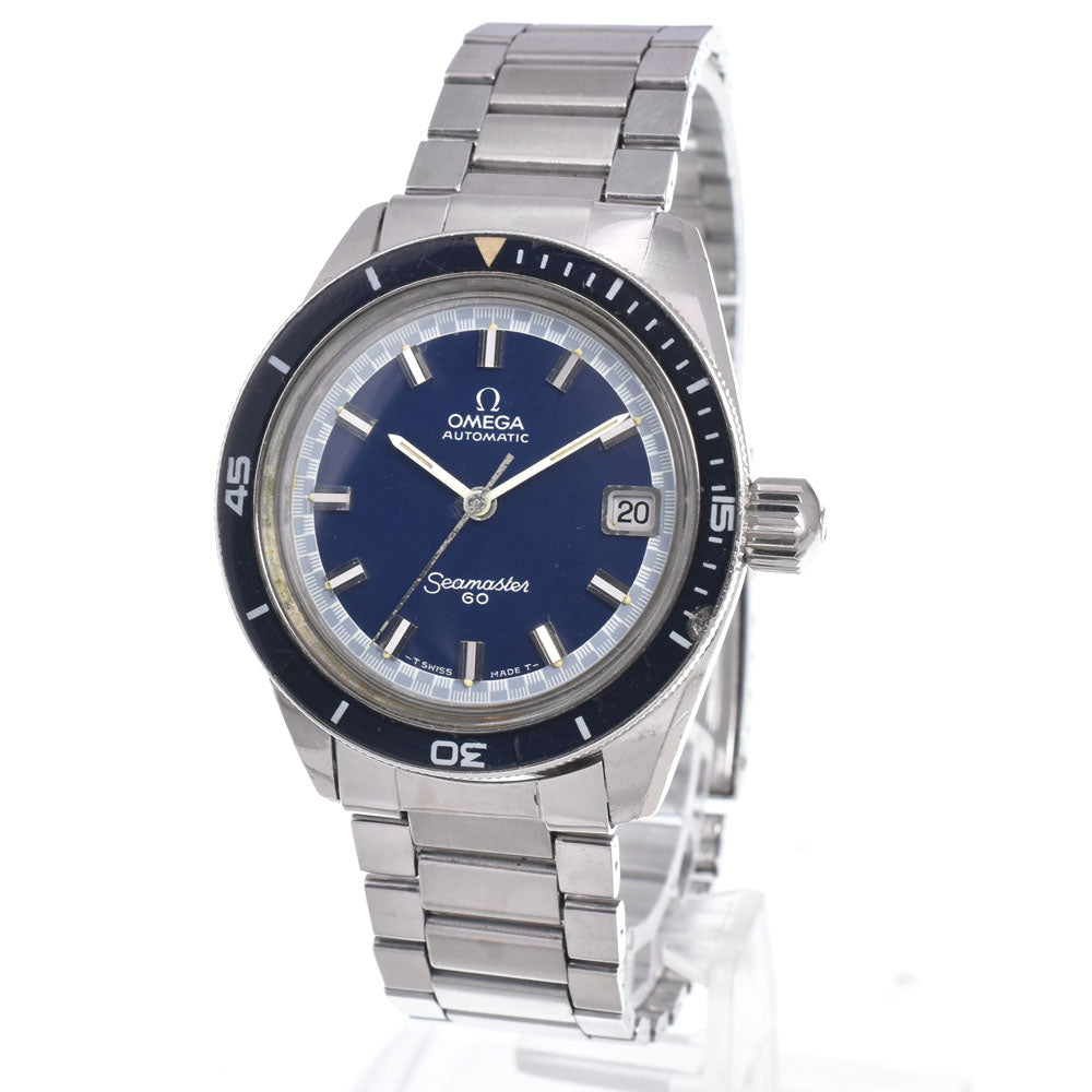OMEGA Seamaster 60 166.062 vintage Date blue Dial Automatic Men's
 Watch B#149396