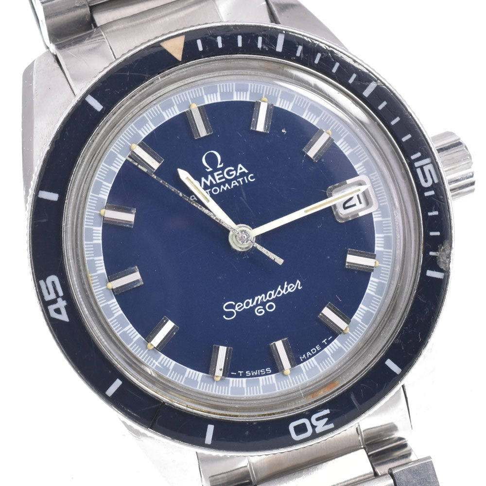 OMEGA Seamaster 60 166.062 vintage Date blue Dial Automatic Men's
 Watch B#149396