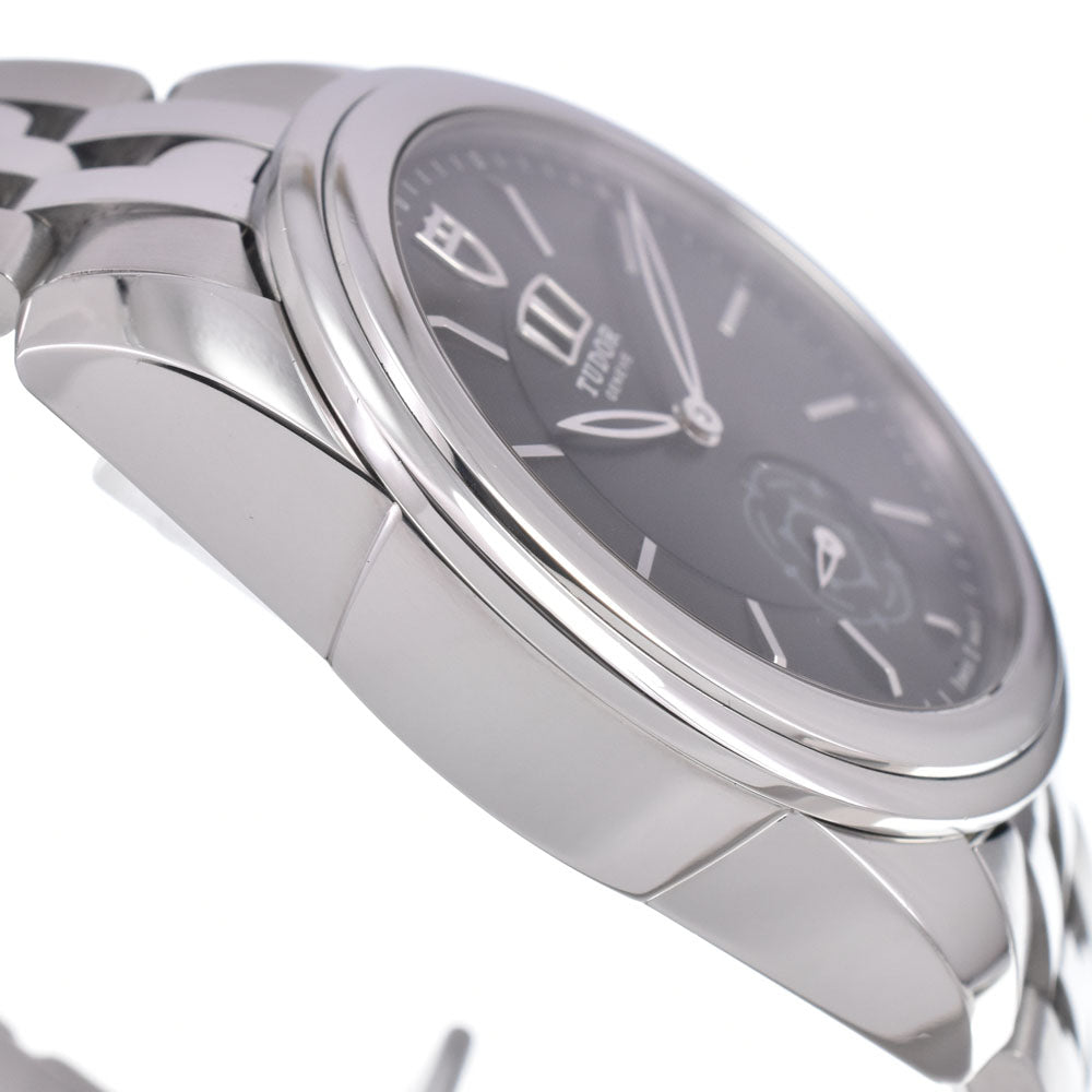 with paper TUDOR Glamour 57000 Double date black Dial Automatic Men's
 Watch A#149403