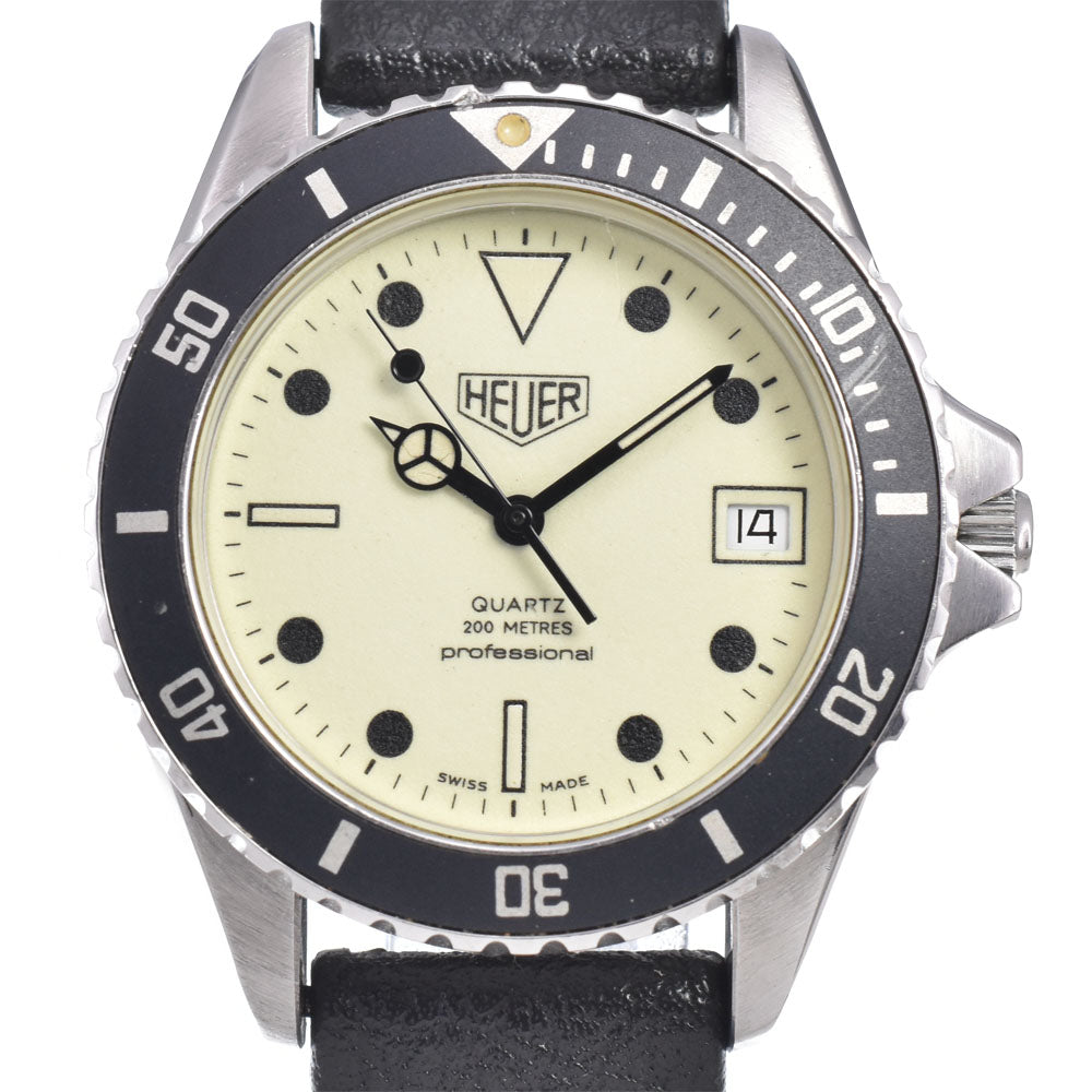 TAG HEUER 1000 Professional 980.113B Full LumiBrite Light yellow Dial Quartz Men's
 Watch D#149405