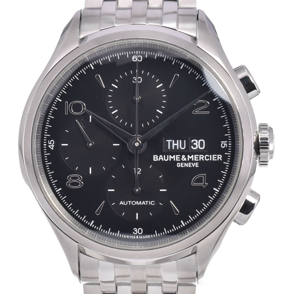 Baume & Mercier Clifton Chronograph 65731/M0A10212 Day date black Dial Automatic Men's
 Watch A#149407