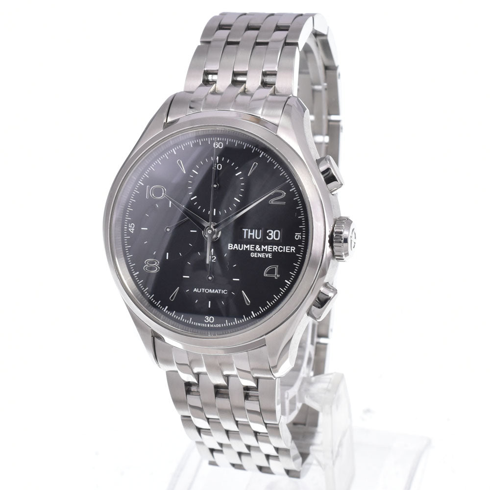 Baume & Mercier Clifton Chronograph 65731/M0A10212 Day date black Dial Automatic Men's
 Watch A#149407