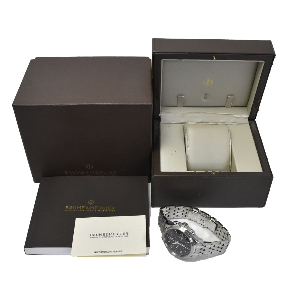 Baume & Mercier Clifton Chronograph 65731/M0A10212 Day date black Dial Automatic Men's
 Watch A#149407
