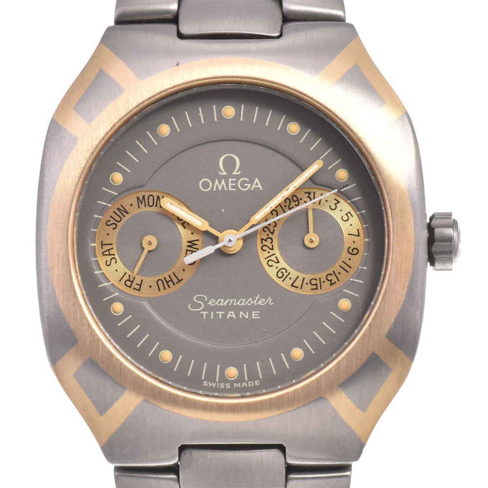 OMEGA Seamaster Polaris 2220.40 Titanium / K18YG gray Dial Quartz Men's
 Watch B#149409