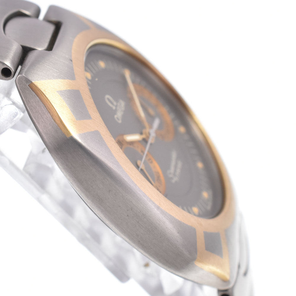 OMEGA Seamaster Polaris 2220.40 Titanium / K18YG gray Dial Quartz Men's
 Watch B#149409