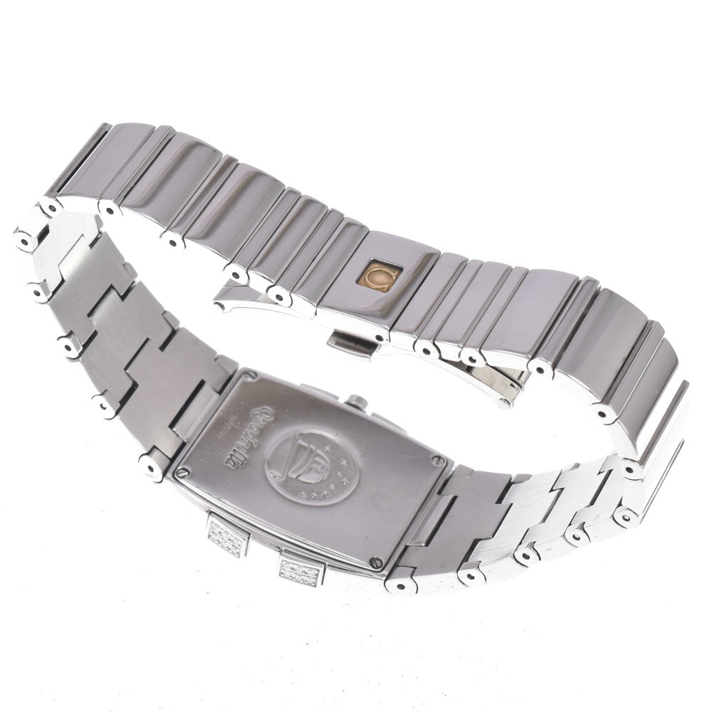 with paper OMEGA Constellation Quadrella 1586.70 Diamond Bezel White shell Dial Quartz Ladies
 Watch A#149410