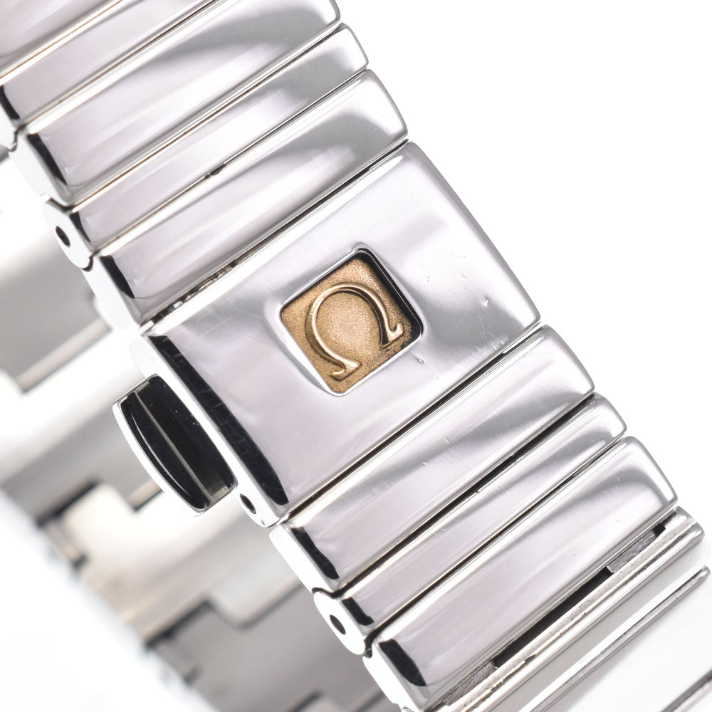 with paper OMEGA Constellation Quadrella 1586.70 Diamond Bezel White shell Dial Quartz Ladies
 Watch A#149410