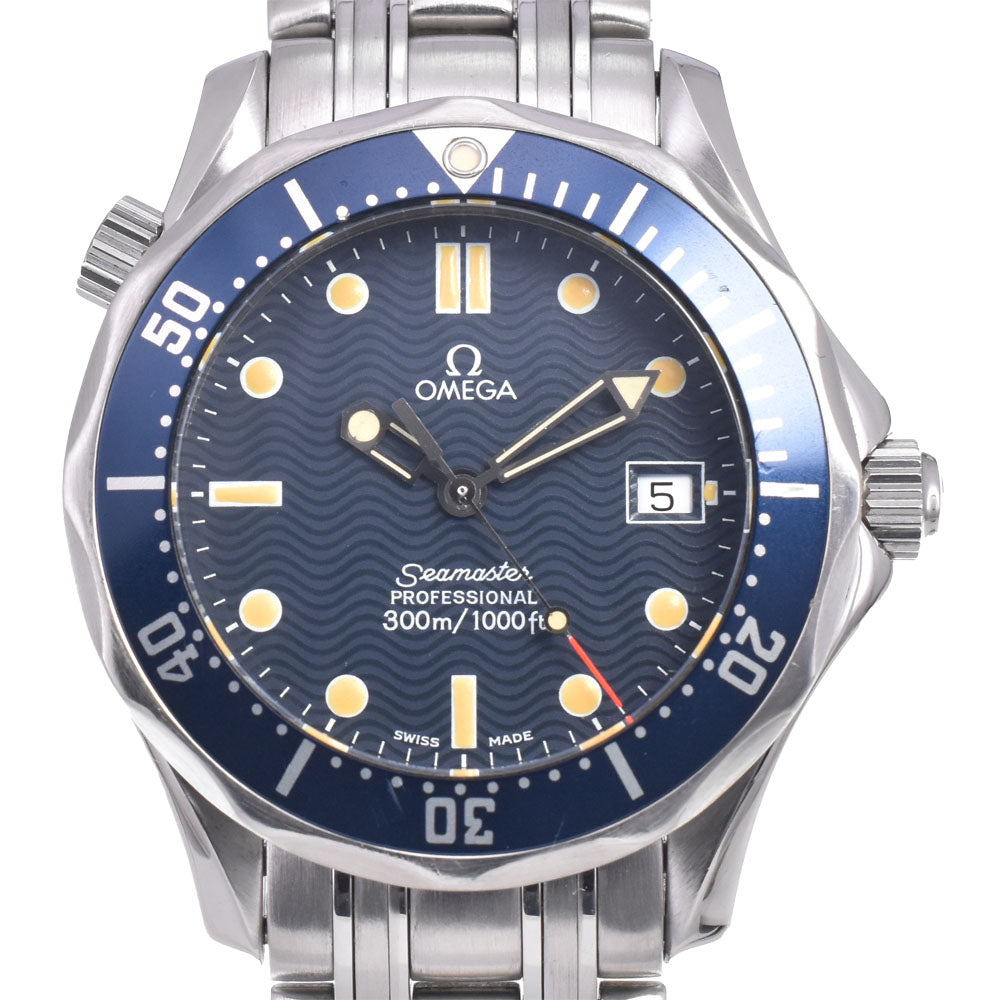 OMEGA Seamaster Professional 300m 2561.80 Date blue Dial Quartz Boy's
 Watch B#149411