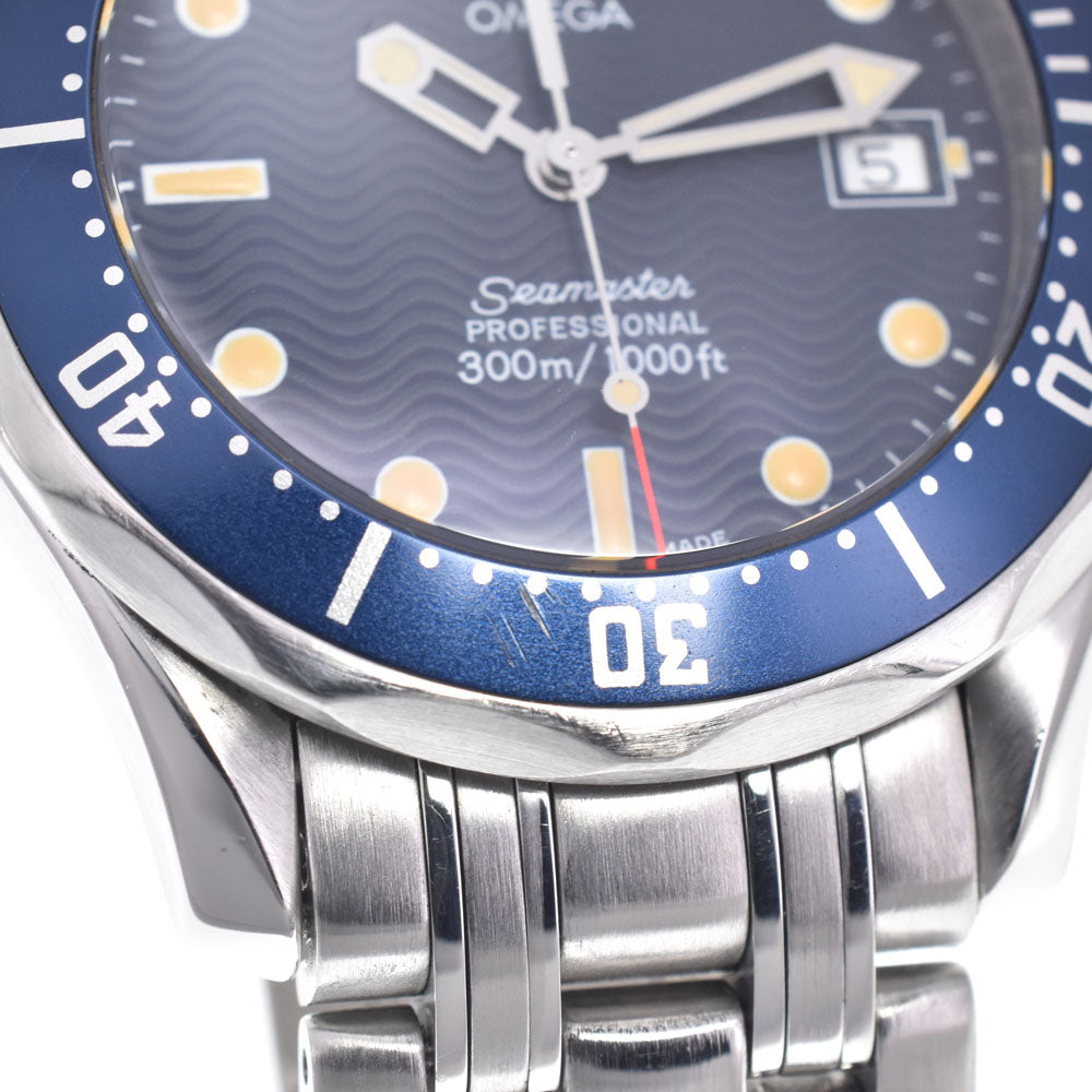 OMEGA Seamaster Professional 300m 2561.80 Date blue Dial Quartz Boy's
 Watch B#149411